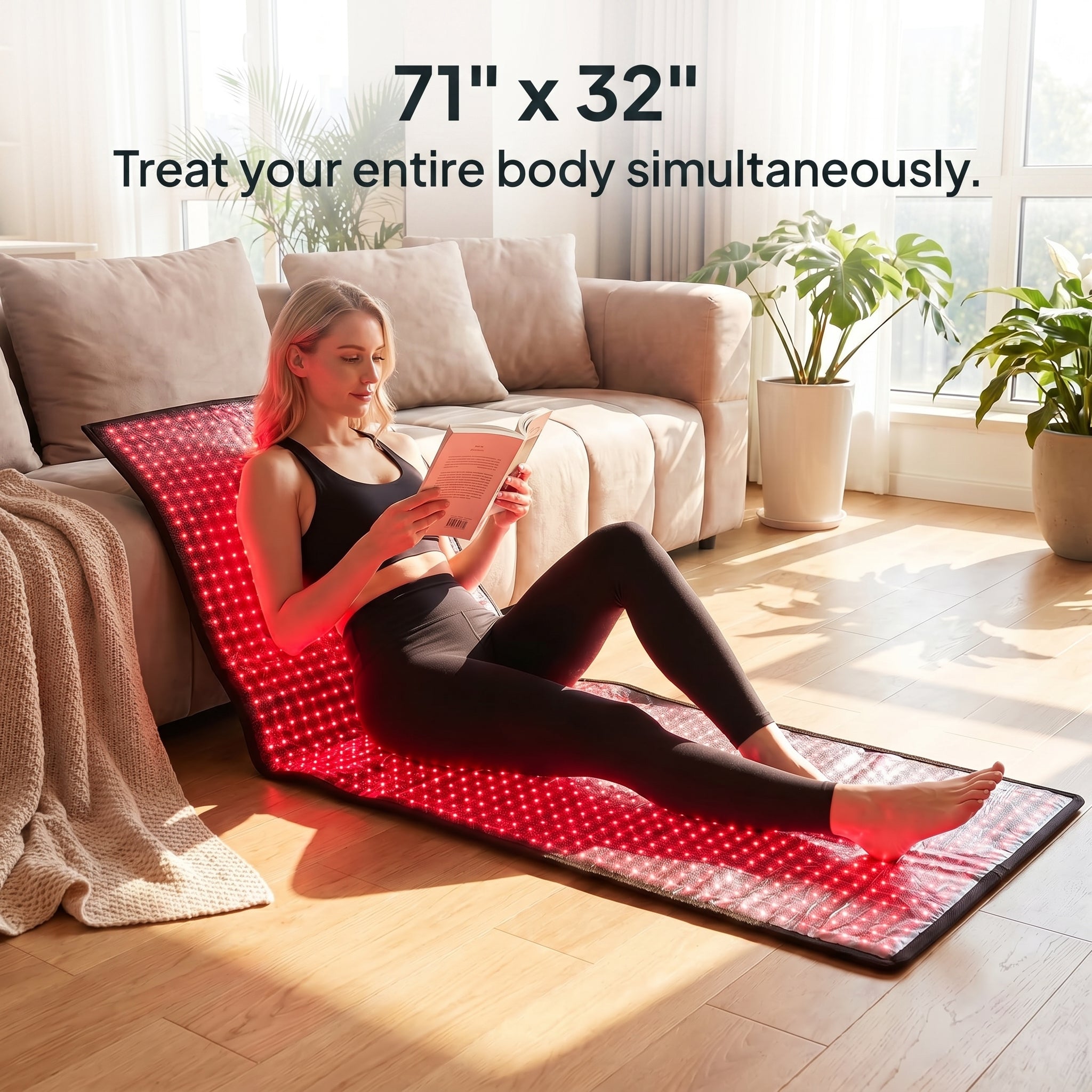 SELENEK Full Body Red Light Therapy Mat