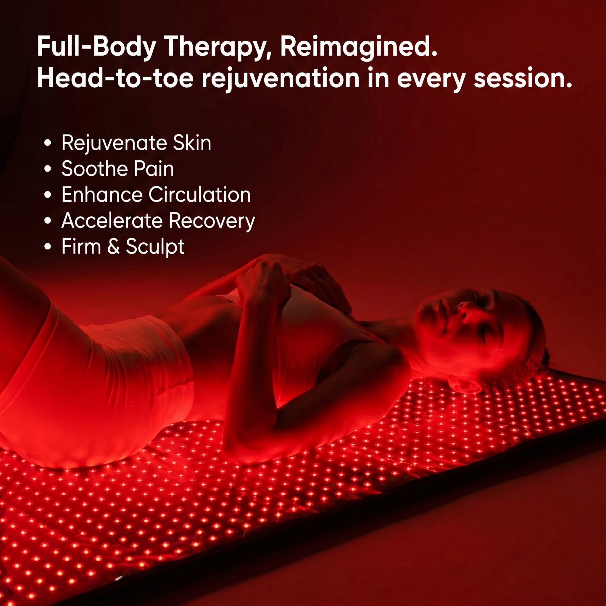 SELENEK Full Body Red Light Therapy Mat