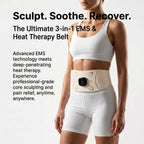 Multi-Function EMS Sculpting Belt with Heat & Massage