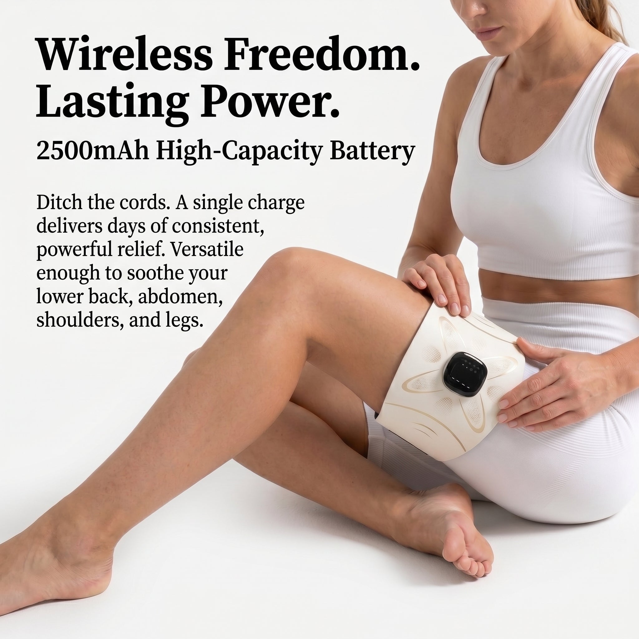 Multi-Function EMS Sculpting Belt with Heat & Massage