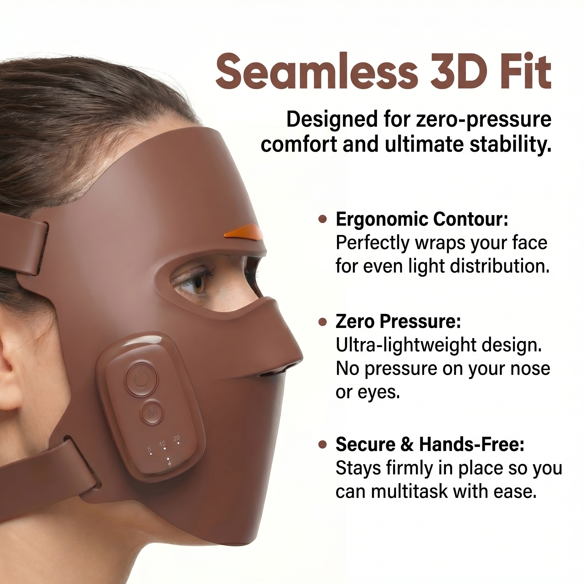 Selenek Wireless 4-in-1 LED Light Therapy Face Mask